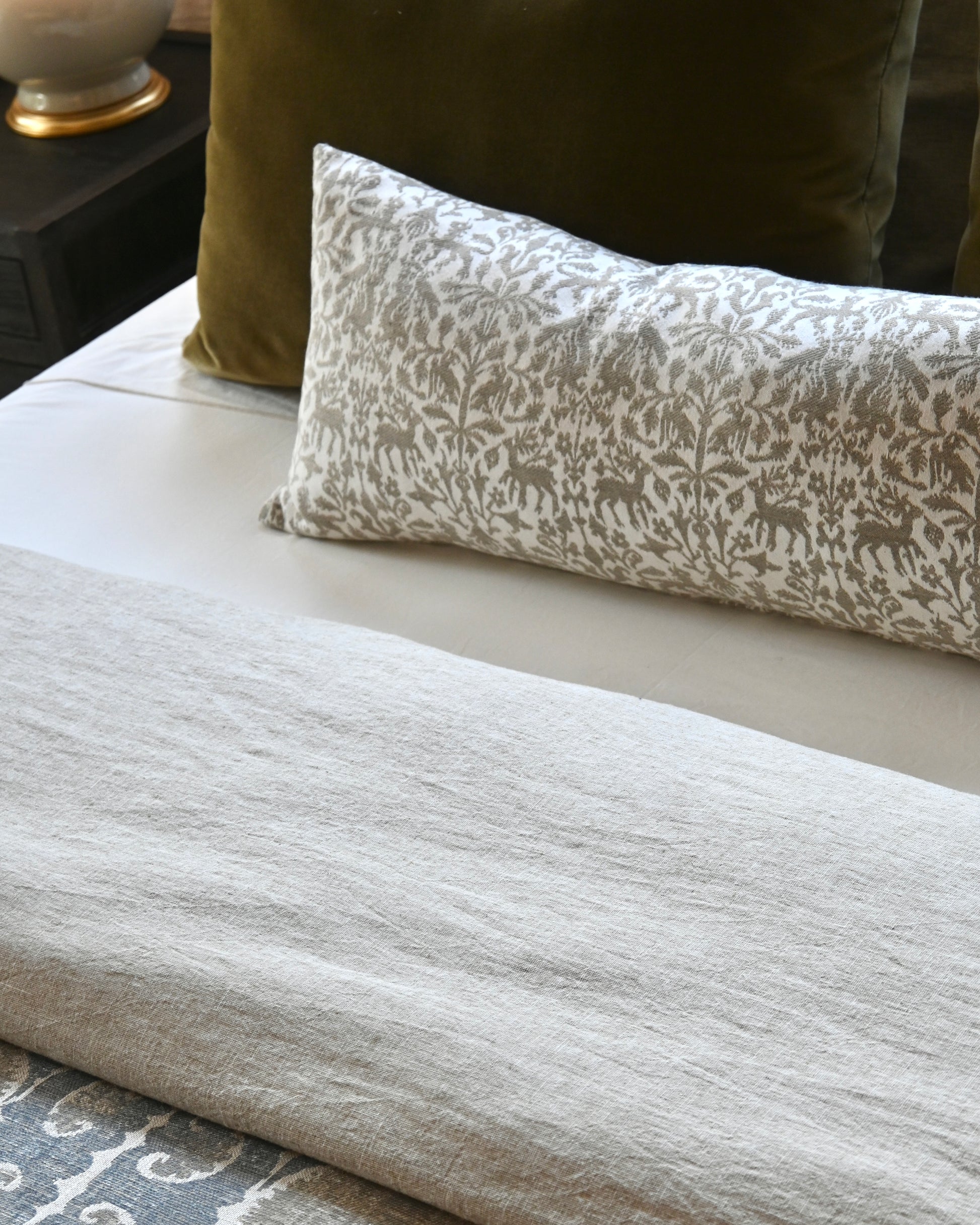 Almohadón alargado estampado