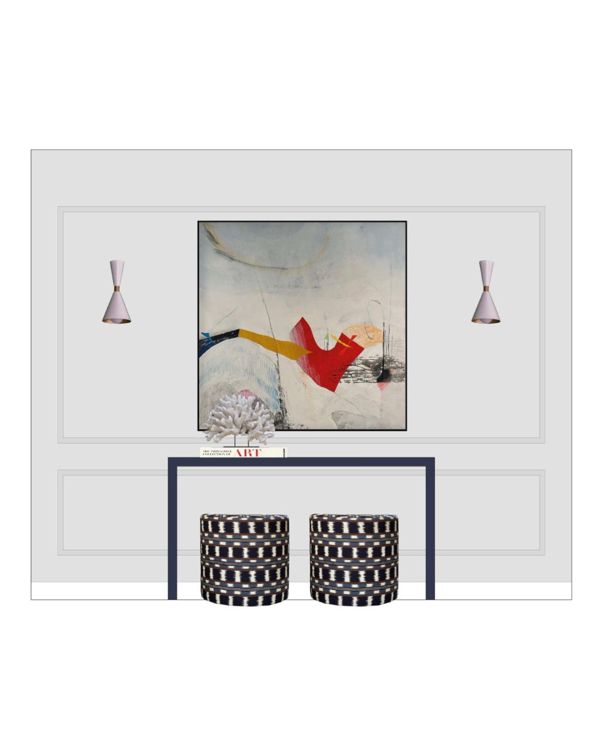 Consola Miño 120x35x75h