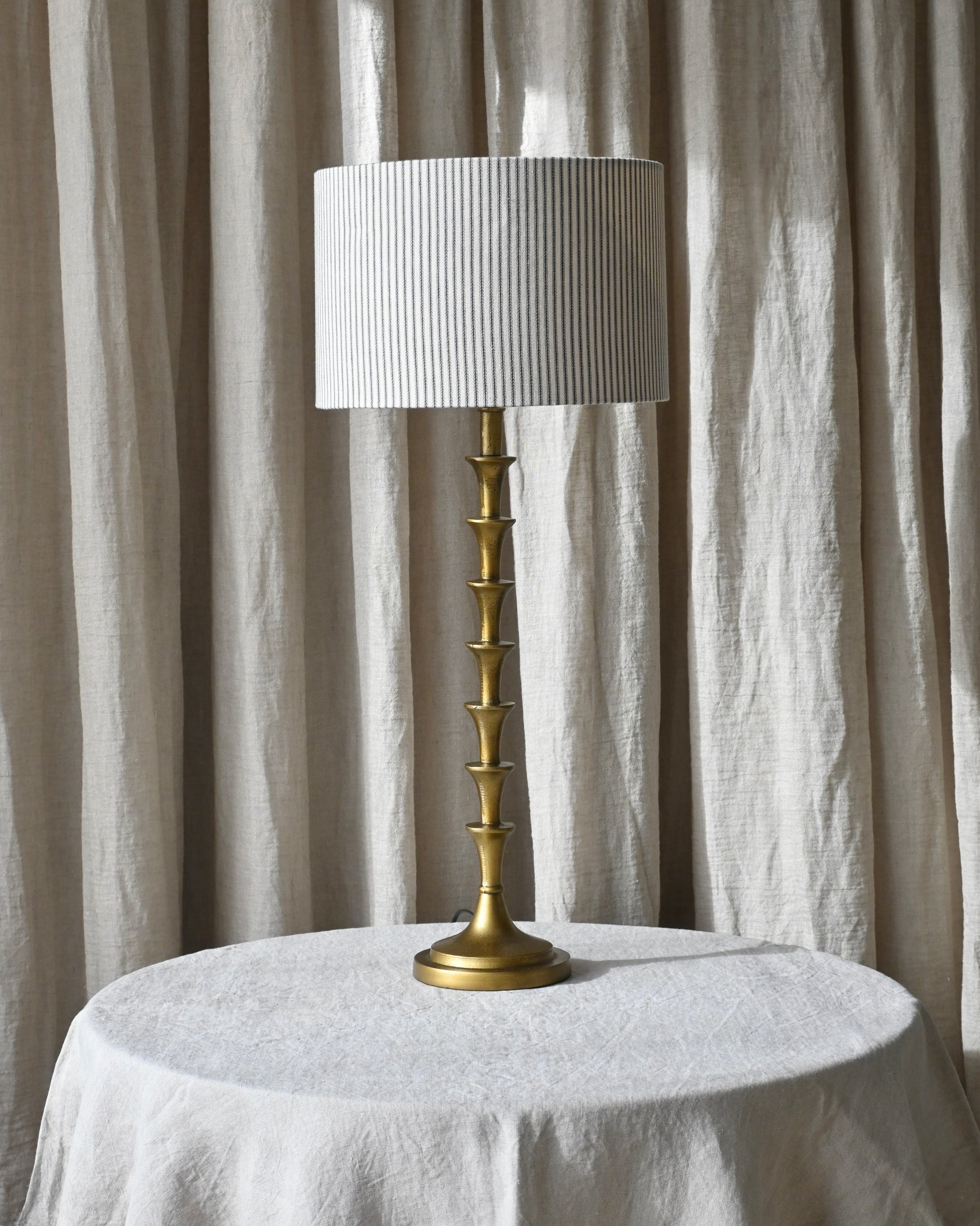 Base lampara palmera bronce 64cm h