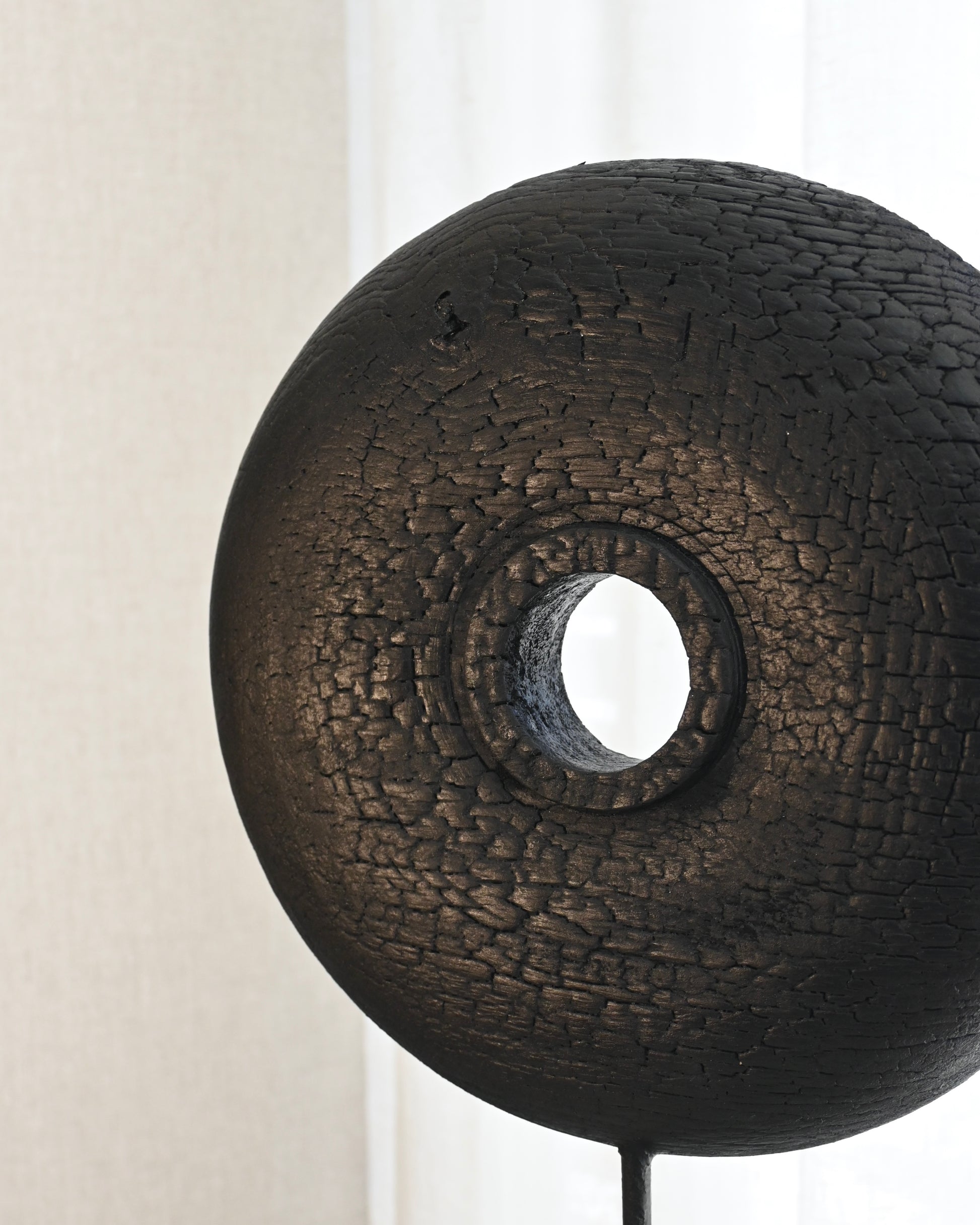 Disco de madera decorativo