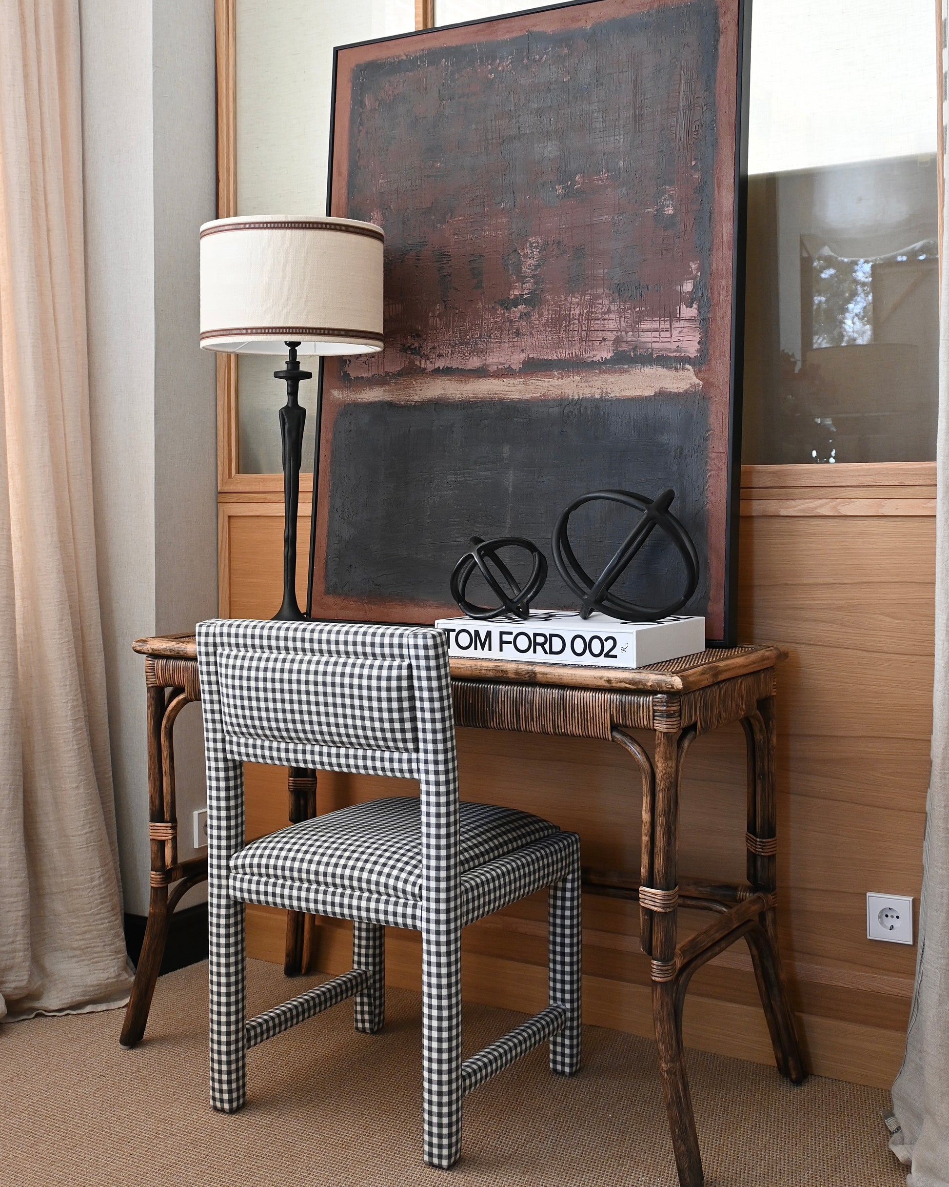 Silla Arlanza cuadro vichy