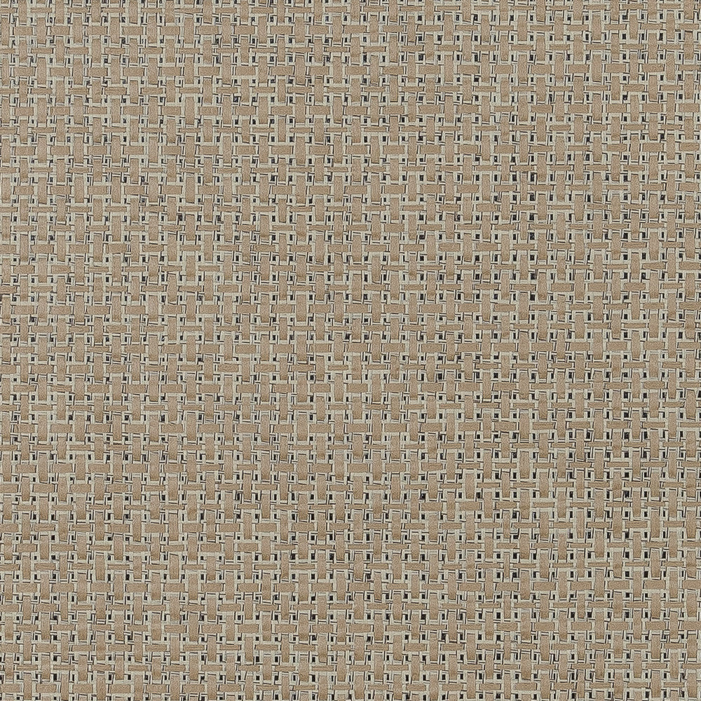 Pantalla de rafia bicolor negro 45Ø x 27h cm