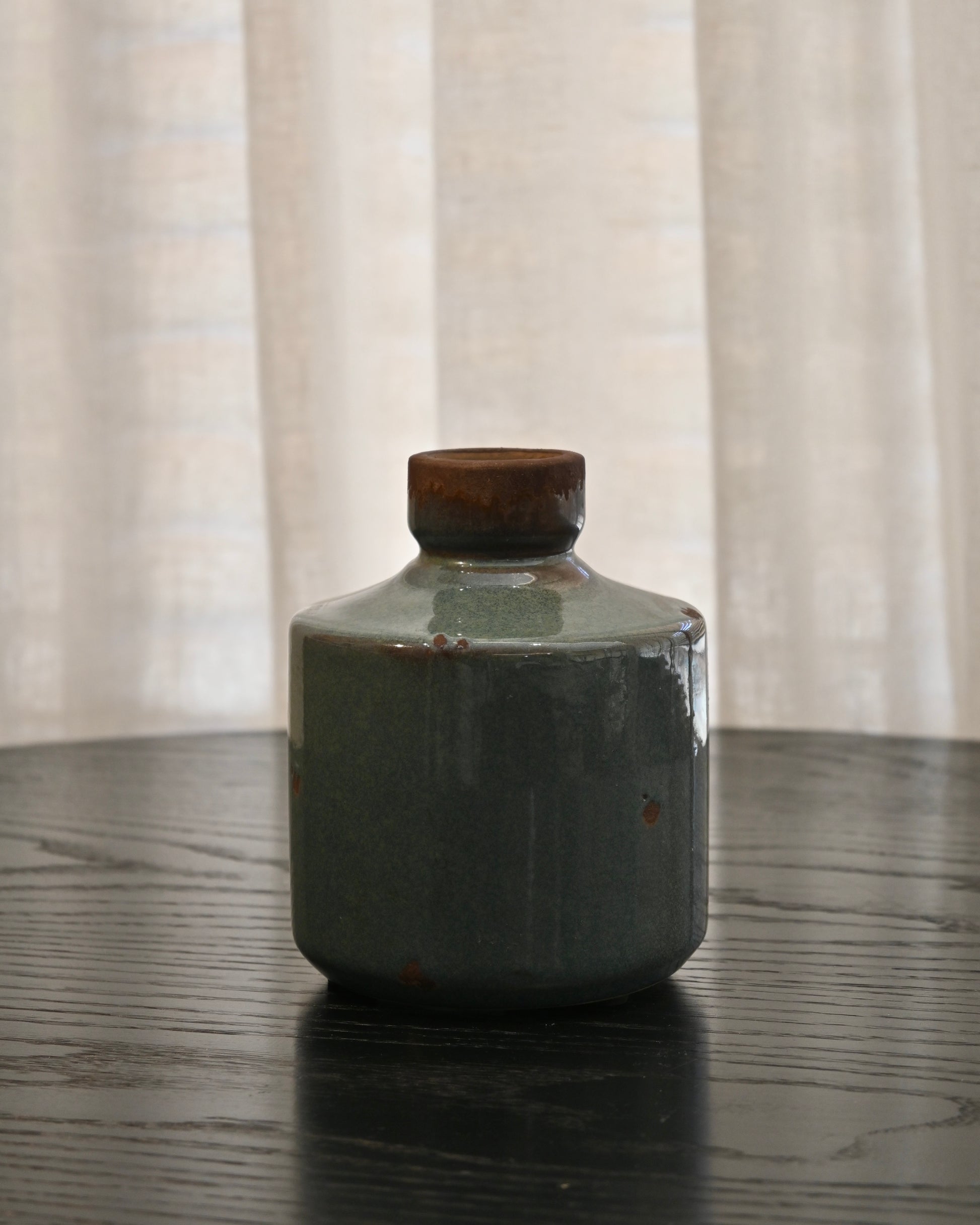 Jarrón Cordoba ceramica azul M