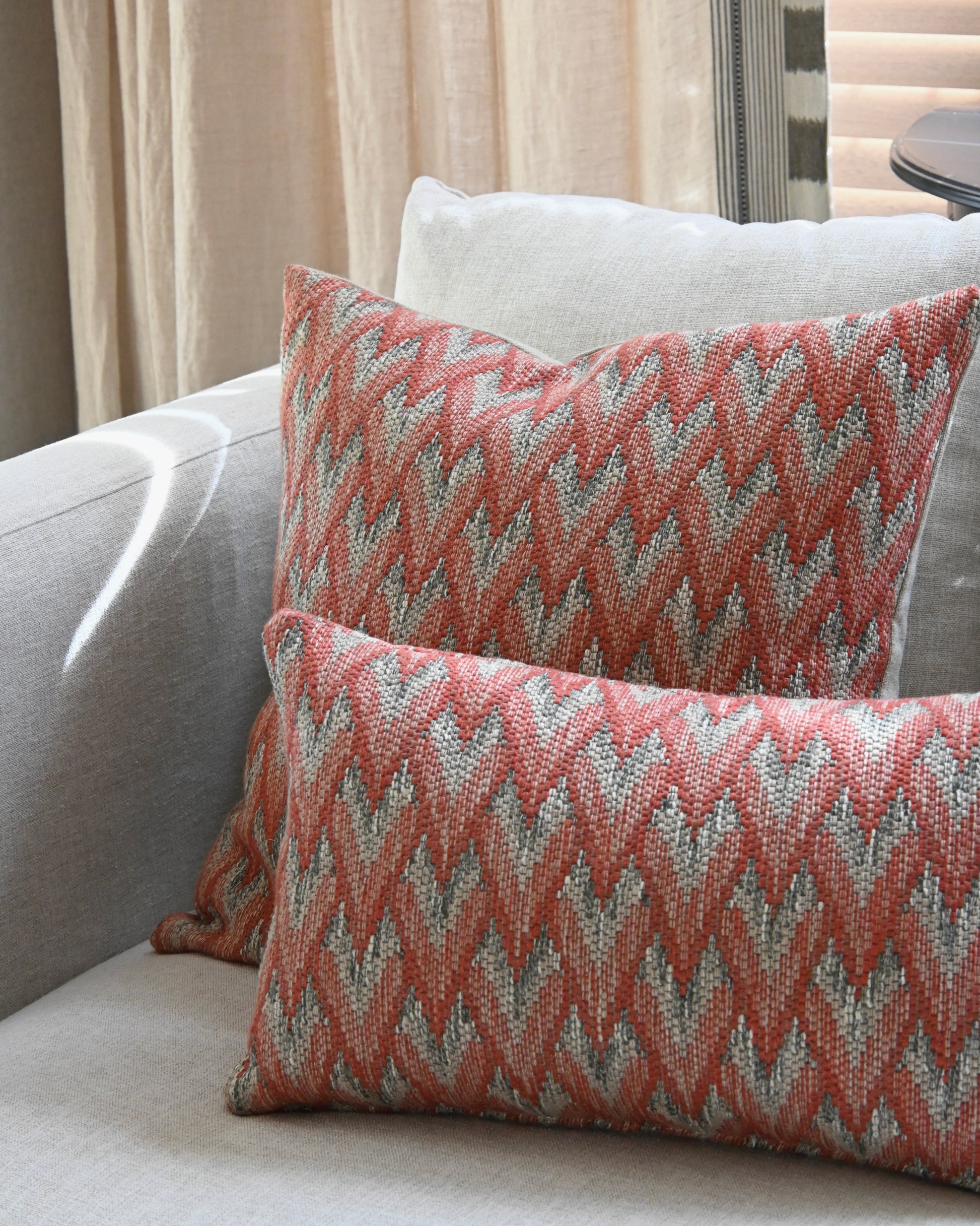 Almohadón tapiz tomate